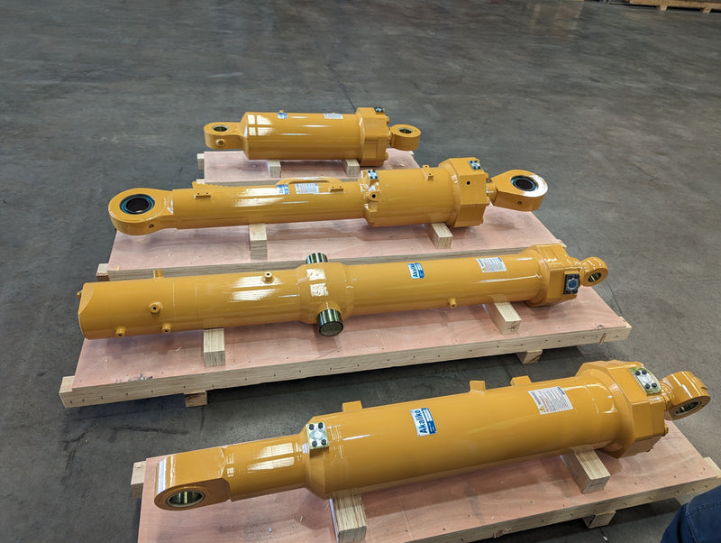 Brand new aftermarket hydraulic cylinder spare parts for heavy mining equipment.