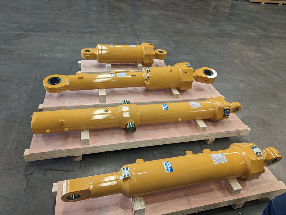 Brand new aftermarket hydraulic cylinder spare parts for heavy mining equipment.