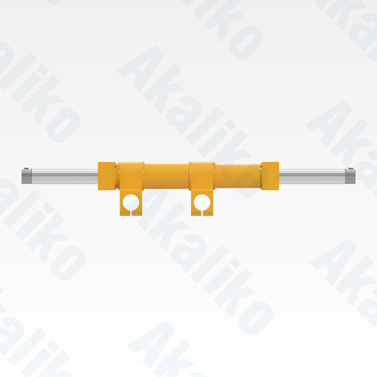 Side view of replacement cradle shift hydraulic cylinder for Atlas Copco Boltec MC bolting, OEM part number 3128321252