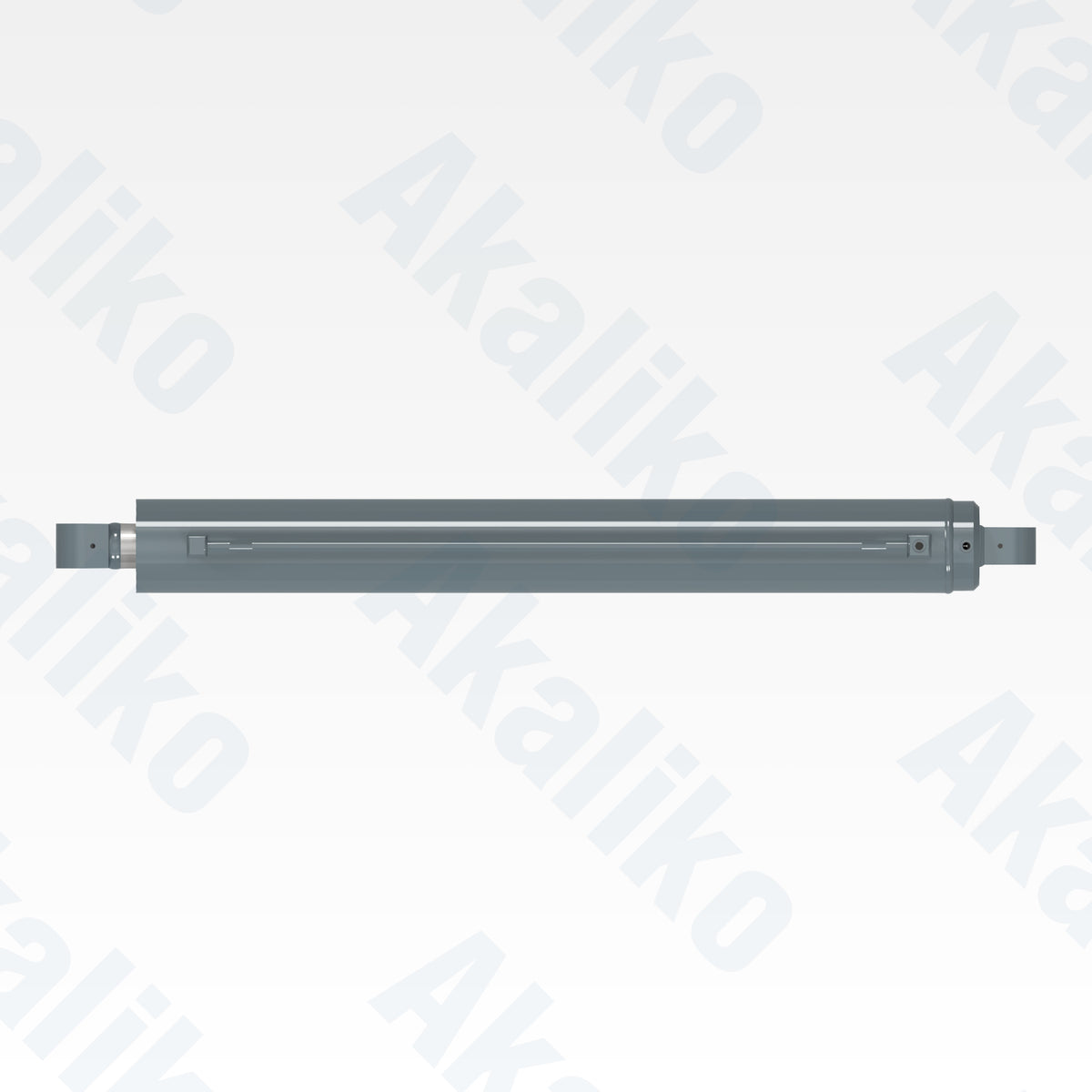 Top view of replacement tower raising hydraulic cylinder for Atlas Copco DM45 drill, OEM part number 54578539