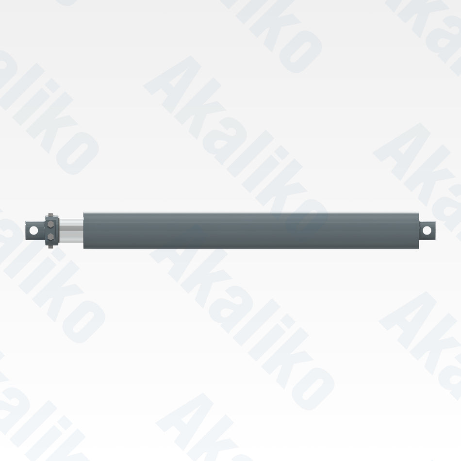 Side view of replacement jack hydraulic cylinder for Atlas Copco PV271 drill, OEM part number 57712986