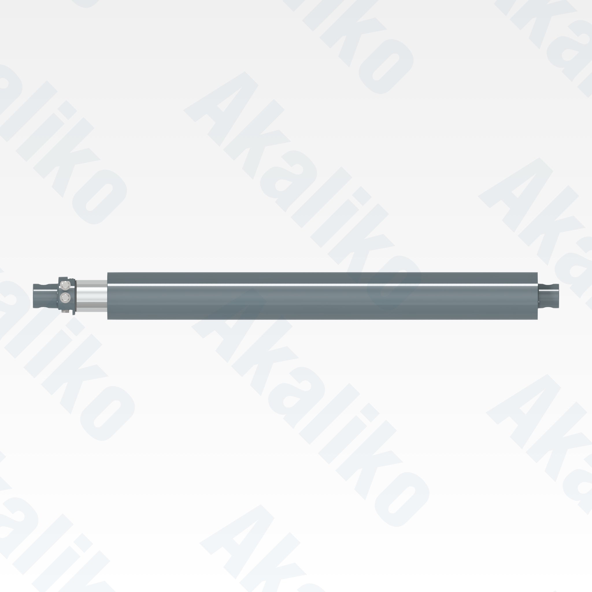 Top view of replacement jack hydraulic cylinder for Atlas Copco PV271 drill, OEM part number 57712986