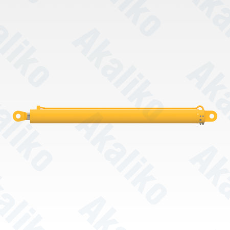 Side view of replacement tower raising hydraulic cylinder for Atlas Copco PV271 drill, OEM part number 57648164