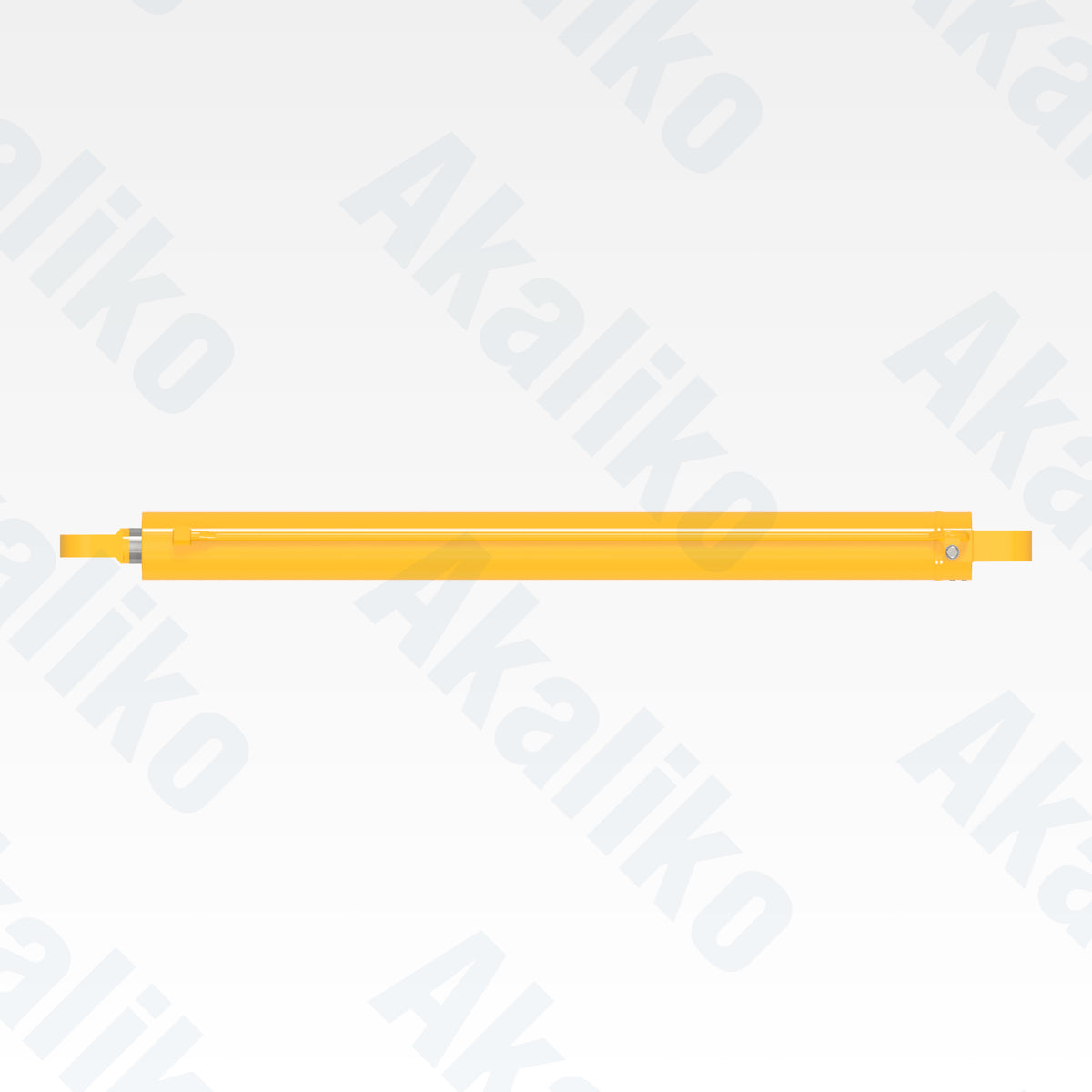 Top view of replacement tower raising hydraulic cylinder for Atlas Copco PV271 drill, OEM part number 57648164