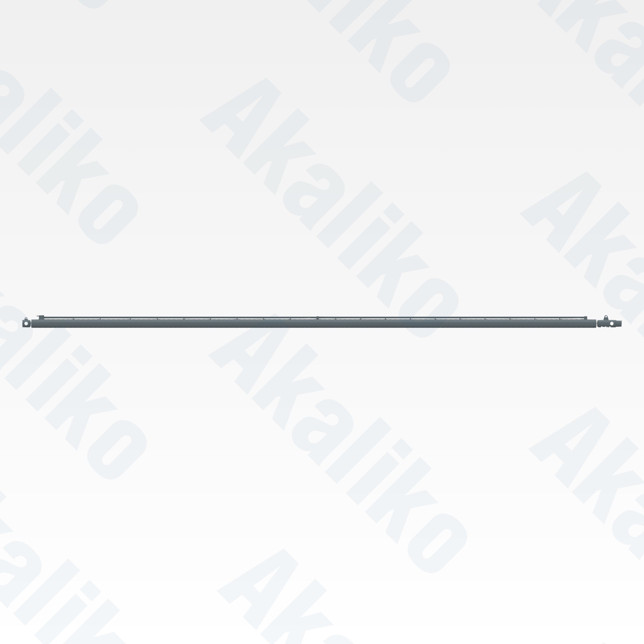 Side view of replacement feed hydraulic cylinder for Atlas Copco PV351D drill, OEM part number 2657778839