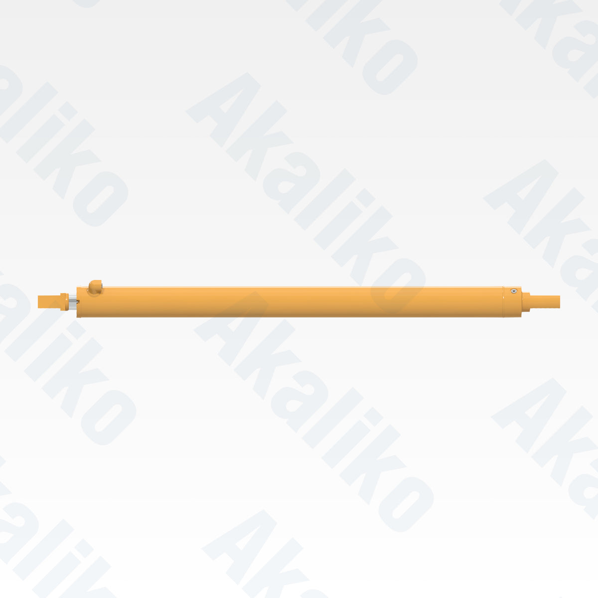 Side view of replacement sideshift hydraulic cylinder for Caterpillar 14H motor grader, OEM part number 9T-3206