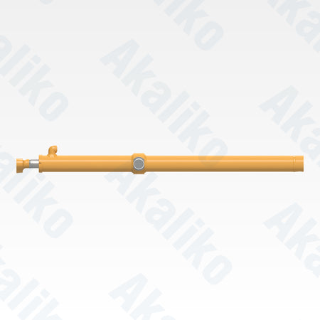 Side view of replacement blade lift hydraulic cylinder for Caterpillar 160H motor grader, OEM part number 132-4929