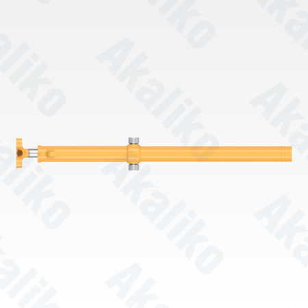 Top view of replacement blade lift hydraulic cylinder for Caterpillar 160H motor grader, OEM part number 132-4929