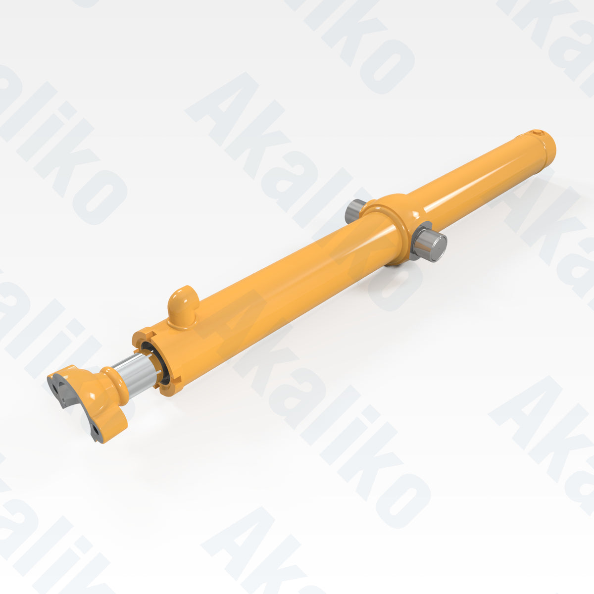 Replacement blade lift hydraulic cylinder for Caterpillar 16H motor grader, OEM part number 9T-3106, aftermarket heavy equipment parts