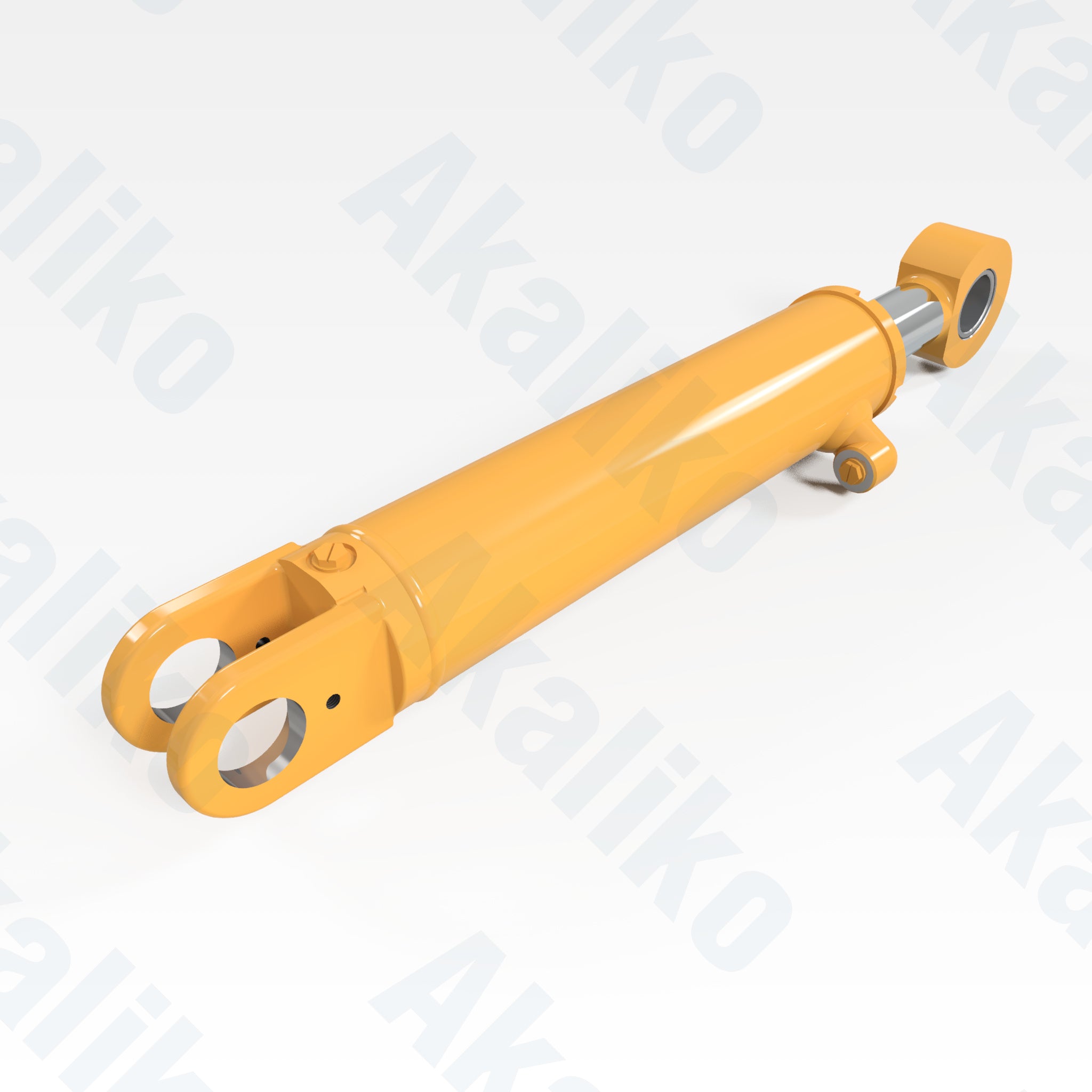 Replacement articulation hydraulic cylinder for Caterpillar 16M motor grader, OEM part number 290-8074, aftermarket heavy equipment parts