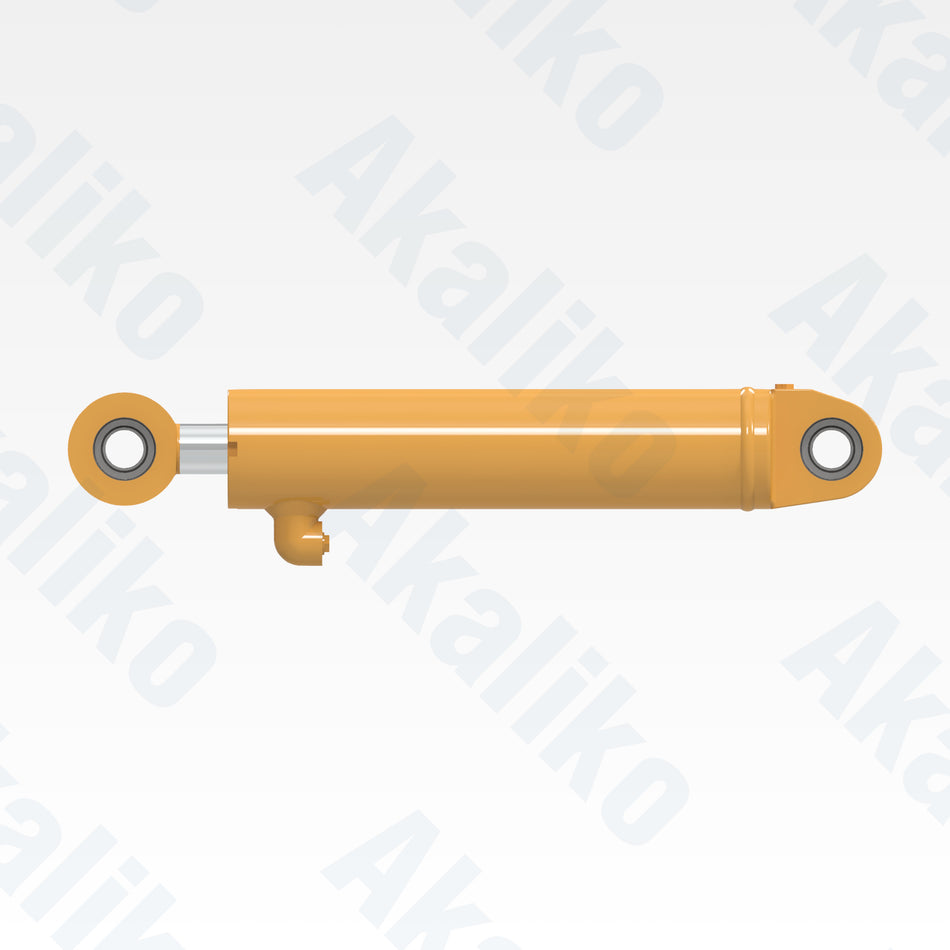 Side view of replacement blade tip hydraulic cylinder for Caterpillar 16H/16M motor grader, OEM part number 9T-8944