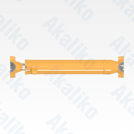 Top view of replacement center side shift hydraulic cylinder for Caterpillar 16H/16M motor grader, OEM part number 262-1905