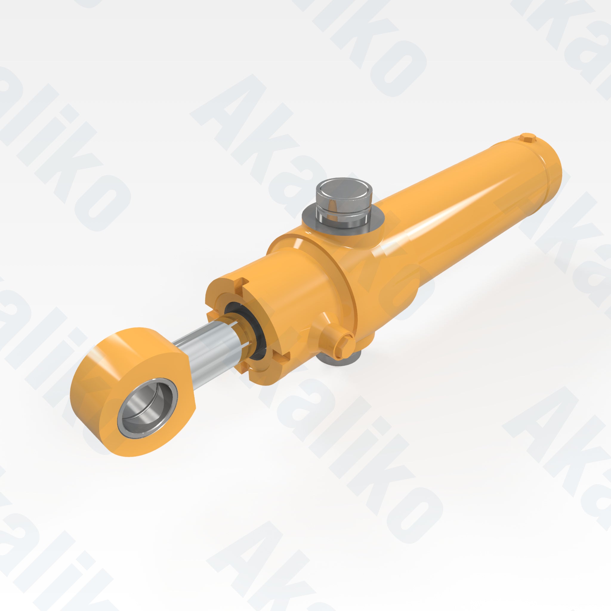 Replacement ripper hydraulic cylinder for Caterpillar 16H/16M motor grader, OEM part number 113-5264, aftermarket heavy equipment parts