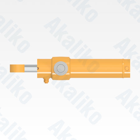 Top view of replacement ripper hydraulic cylinder for Caterpillar 16H/16M motor grader, OEM part number 113-5264