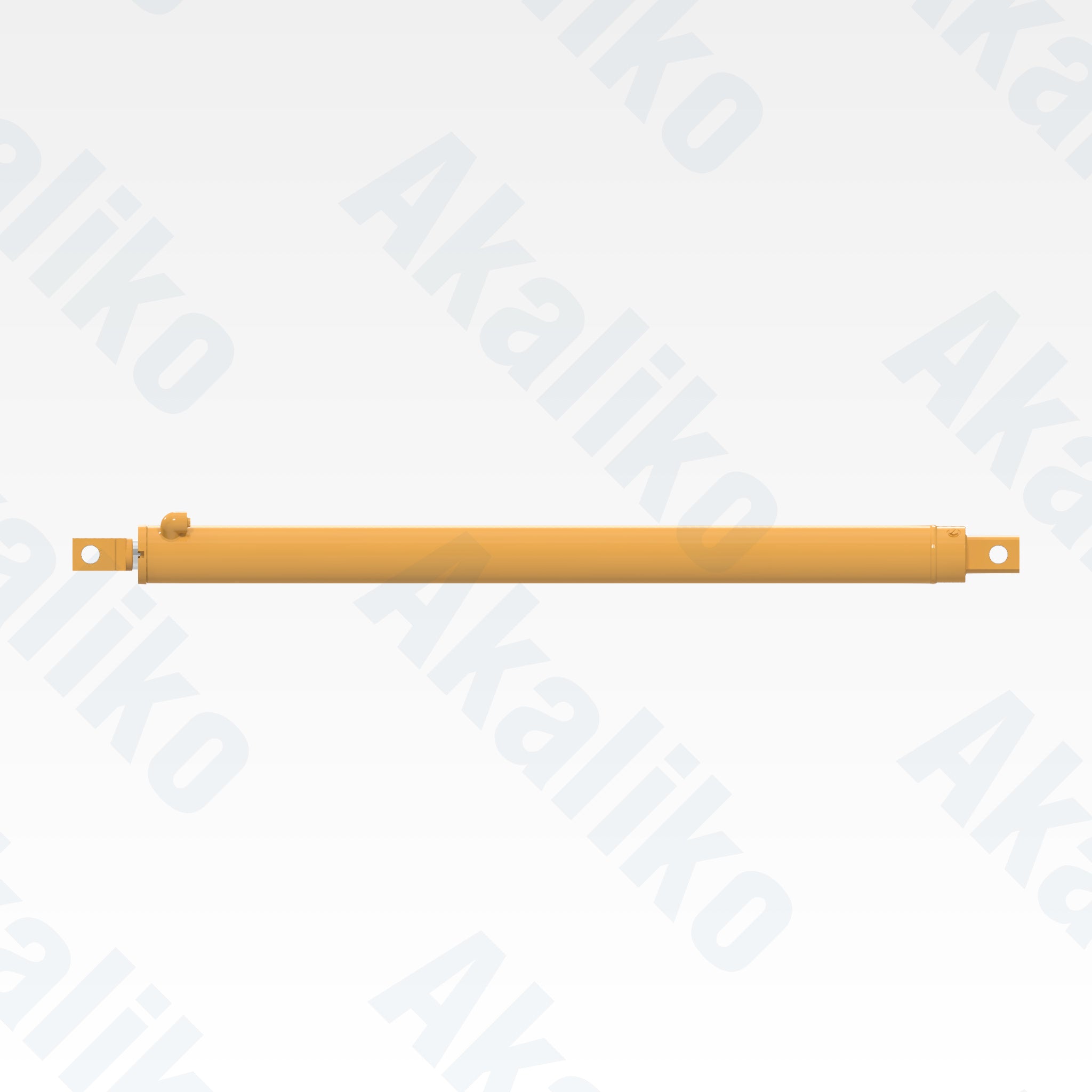 Side view of replacement side shift hydraulic cylinder for Caterpillar 16H/16M motor grader, OEM part number 257-5083