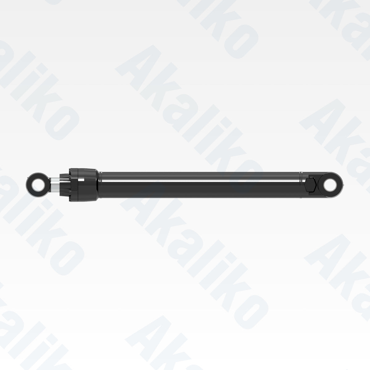 Side view of replacement stick hydraulic cylinder for Caterpillar 345D/349D excavator, OEM part number 370-6692