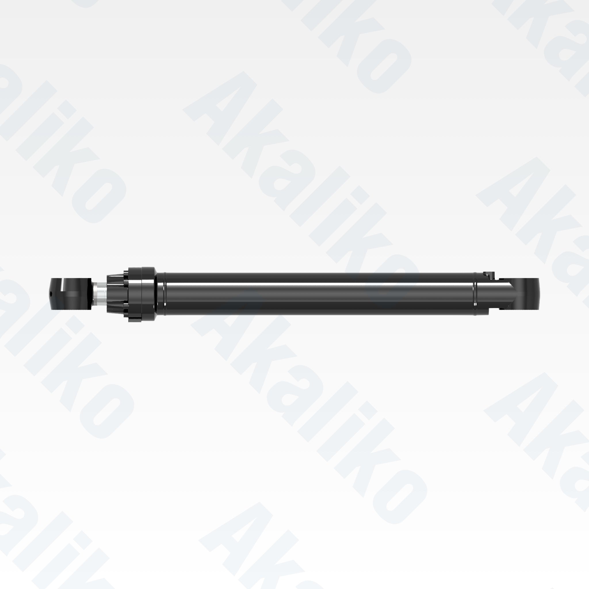 Top view of replacement bucket hydraulic cylinder for Caterpillar 349D excavator, OEM part number 225-4532