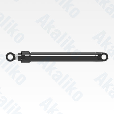 Side view of replacement bucket hydraulic cylinder for Caterpillar 350 excavator, OEM part number 588-0714