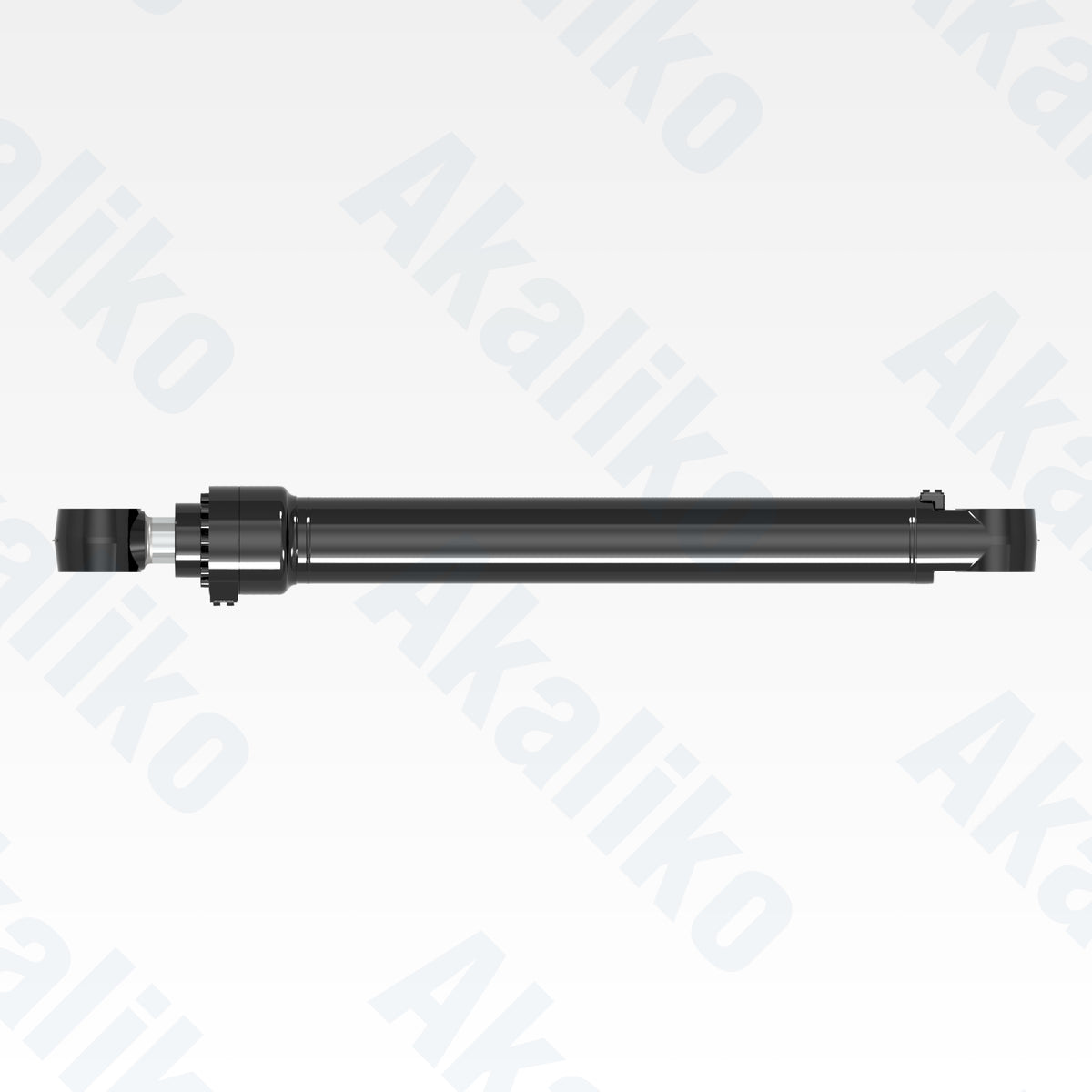 Top view of replacement bucket hydraulic cylinder for Caterpillar 350 excavator, OEM part number 588-0714