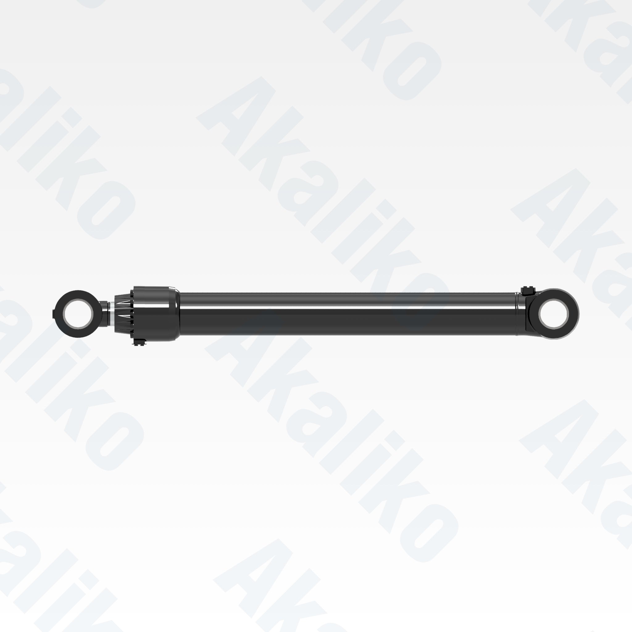 Side view of replacement boom hydraulic cylinder for Caterpillar 365C excavator, OEM part number 204-2823
