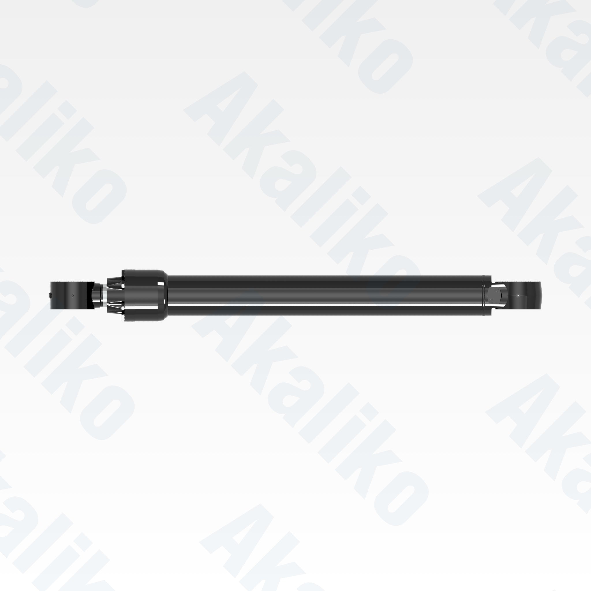 Top view of replacement boom hydraulic cylinder for Caterpillar 365C excavator, OEM part number 204-2823