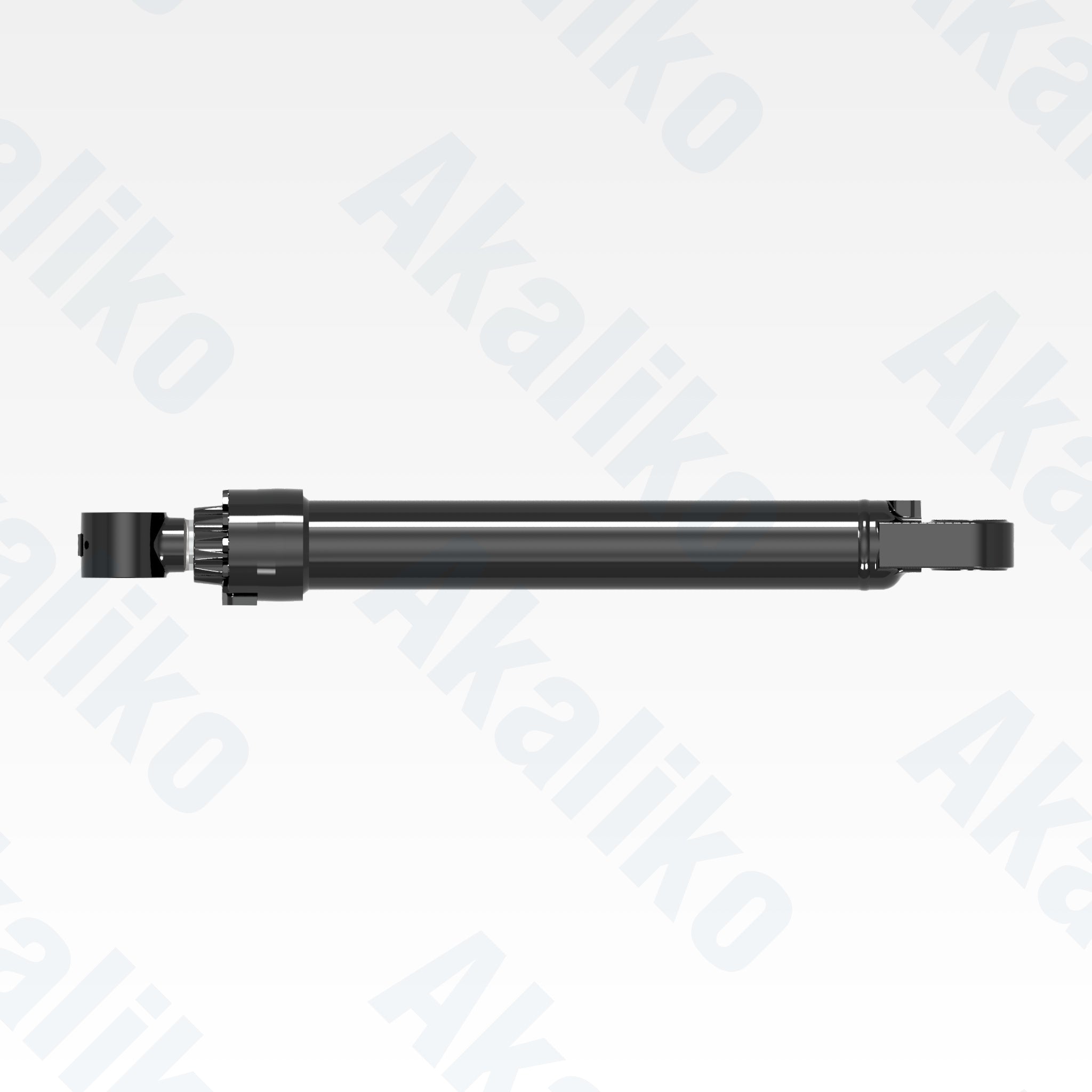 Top view of replacement bucket hydraulic cylinder for Caterpillar 365C excavator, OEM part number 143-8007