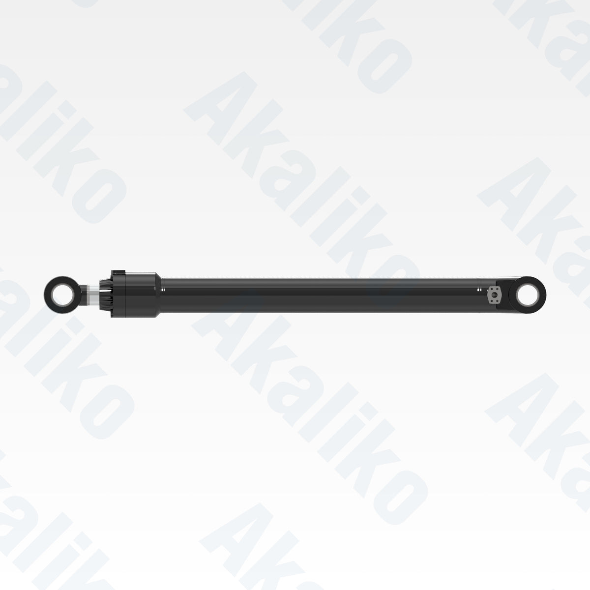 Side view of replacement stick hydraulic cylinder for Caterpillar 365C excavator, OEM part number 179-9794