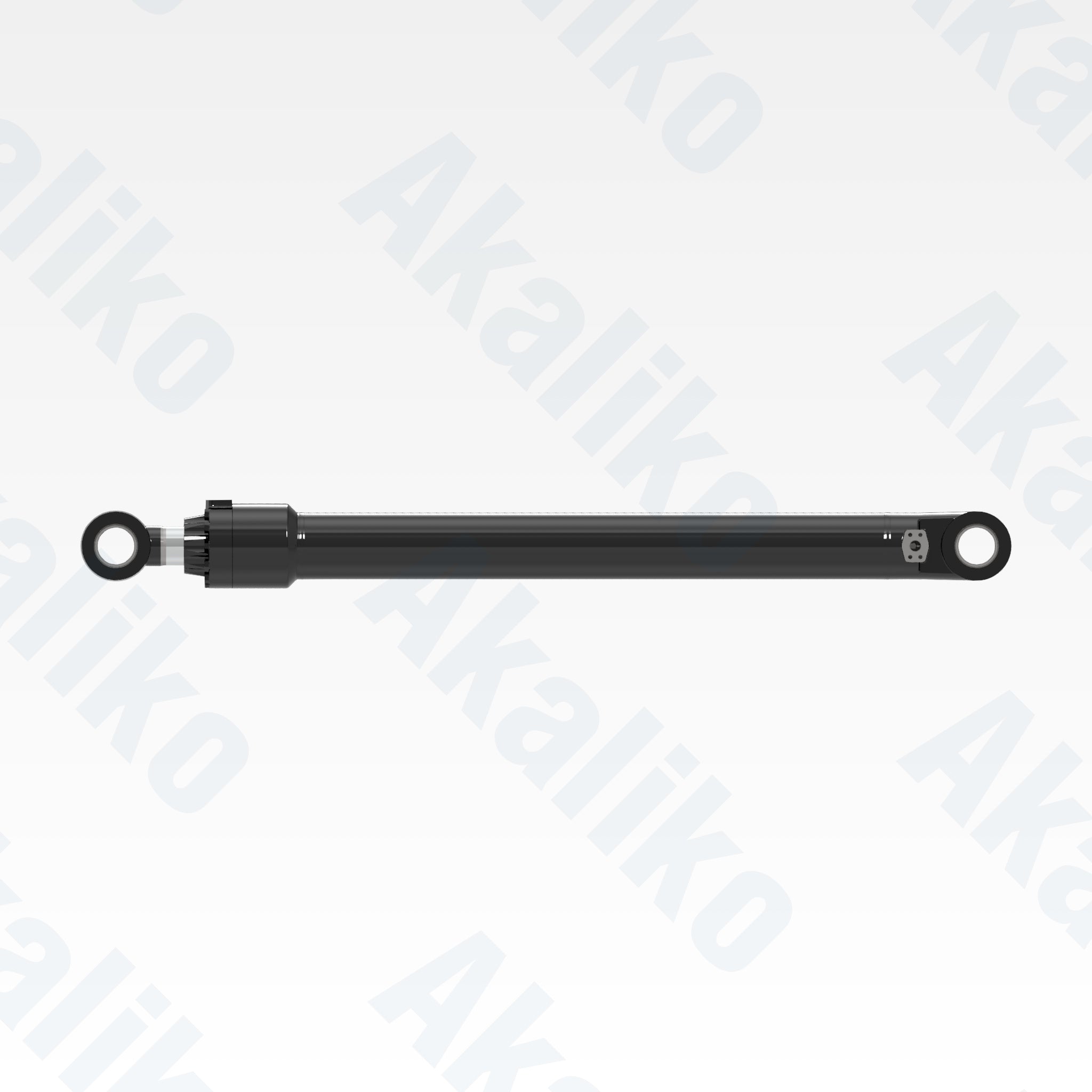 Side view of replacement stick hydraulic cylinder for Caterpillar 365C excavator, OEM part number 179-9794