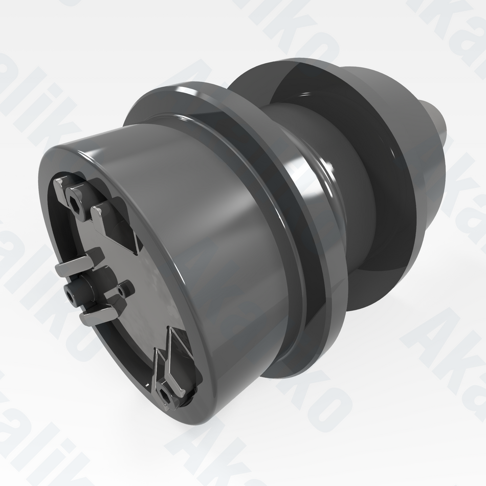 Replacement/aftermarket brand new carrier roller for Caterpillar 374 excavator.
