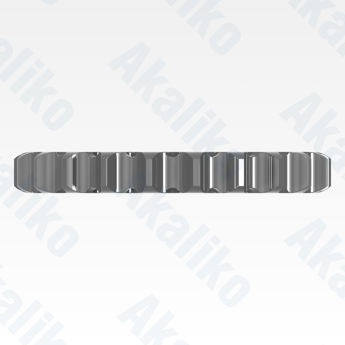 Top view of replacement/aftermarket brand new sprocket for Caterpillar 374 excavator.