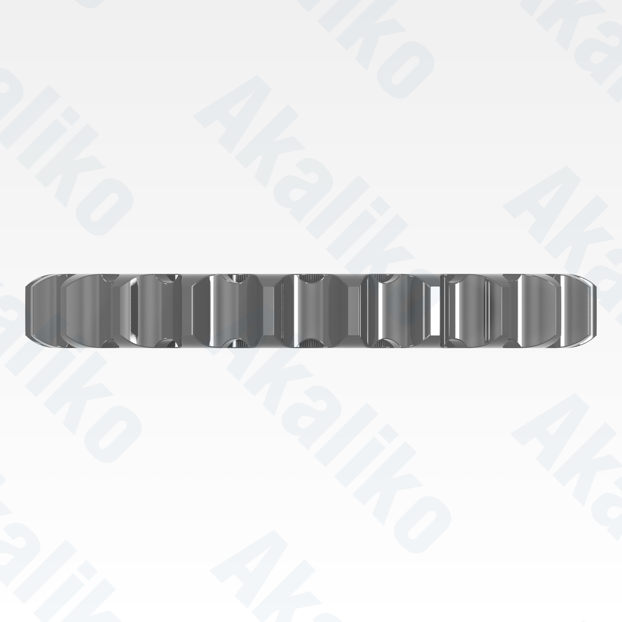 Top view of replacement/aftermarket brand new sprocket for Caterpillar 374 excavator.