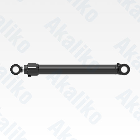 Side view of replacement boom hydraulic cylinder for Caterpillar 374D excavator, OEM part number 380-7401