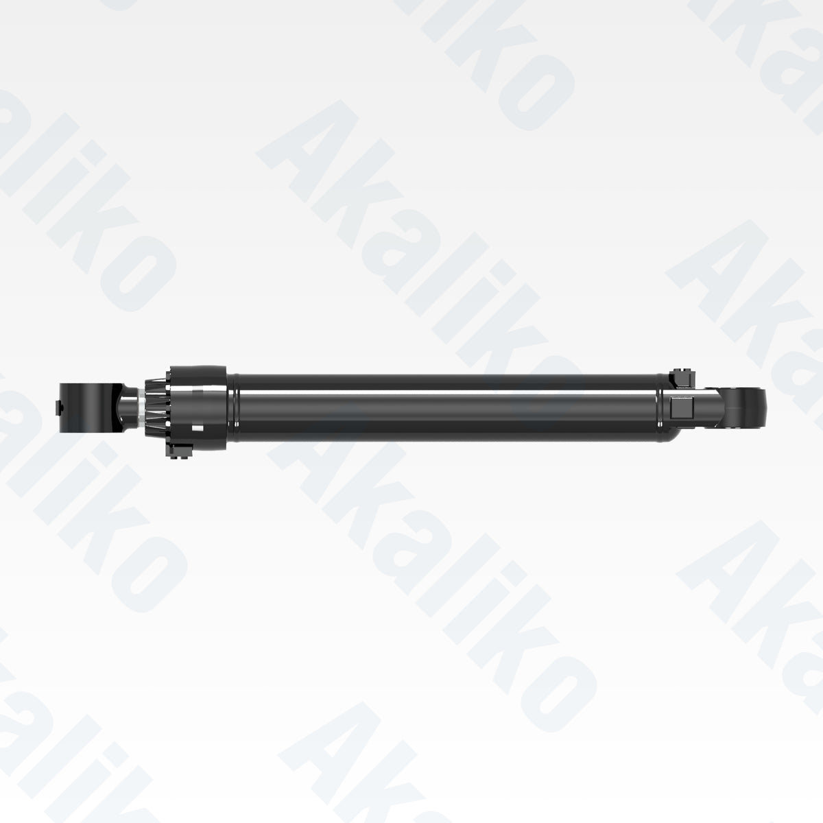 Top view of replacement bucket hydraulic cylinder for Caterpillar 374D excavator, OEM part number 361-0718