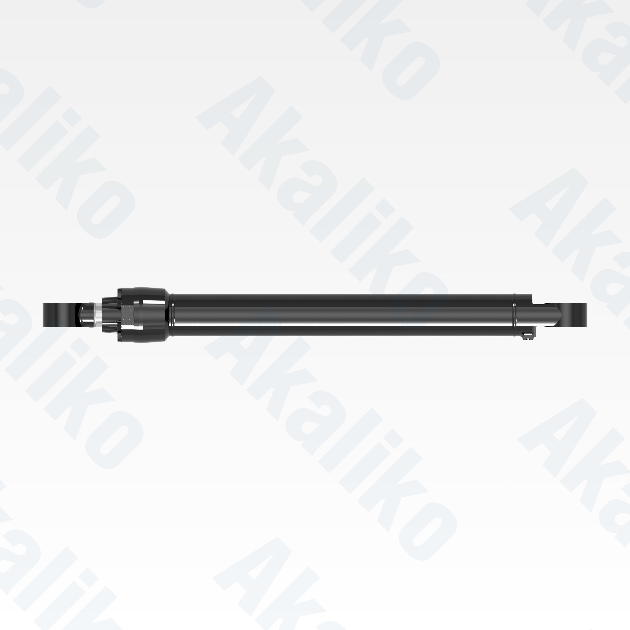 Top view of replacement stick hydraulic cylinder for Caterpillar 374D excavator, OEM part number 365-2819