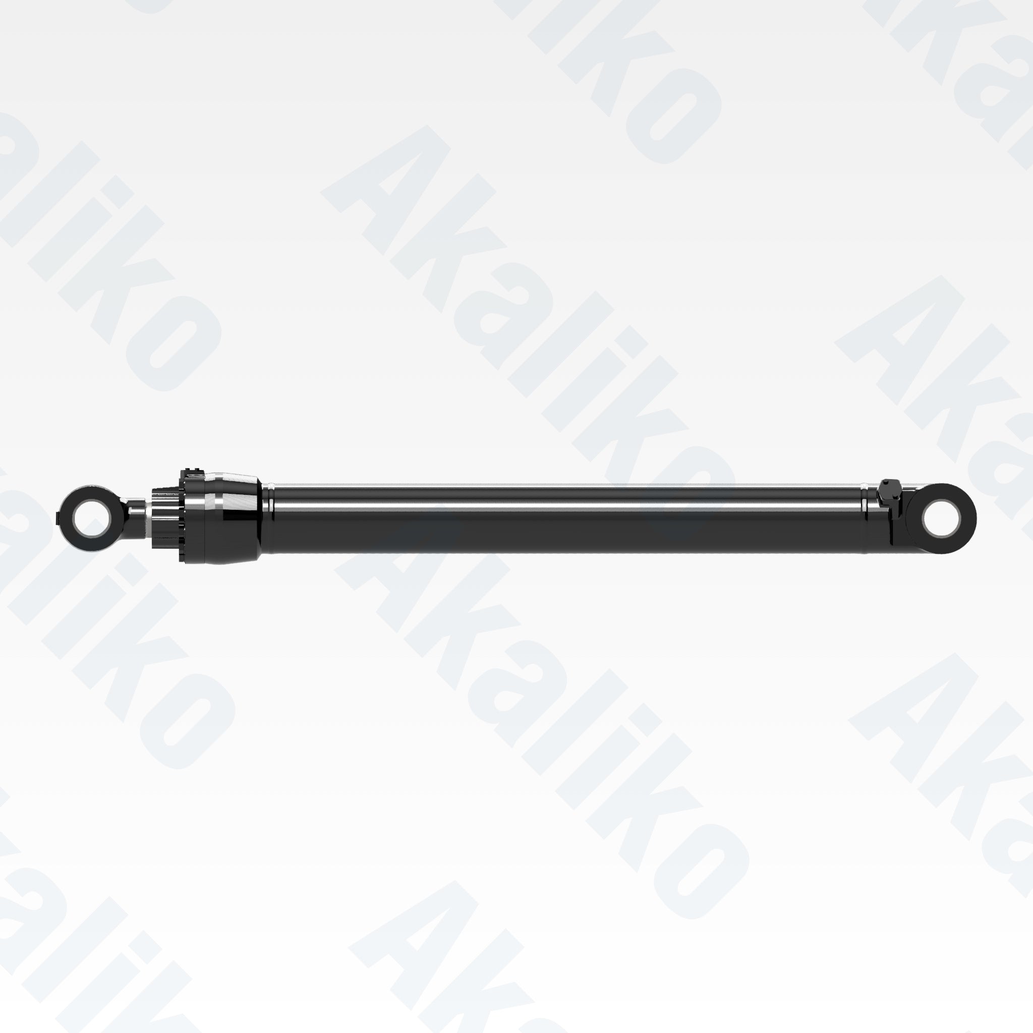 Side view of replacement stick hydraulic cylinder for Caterpillar 385C excavator, OEM part number 315-3375