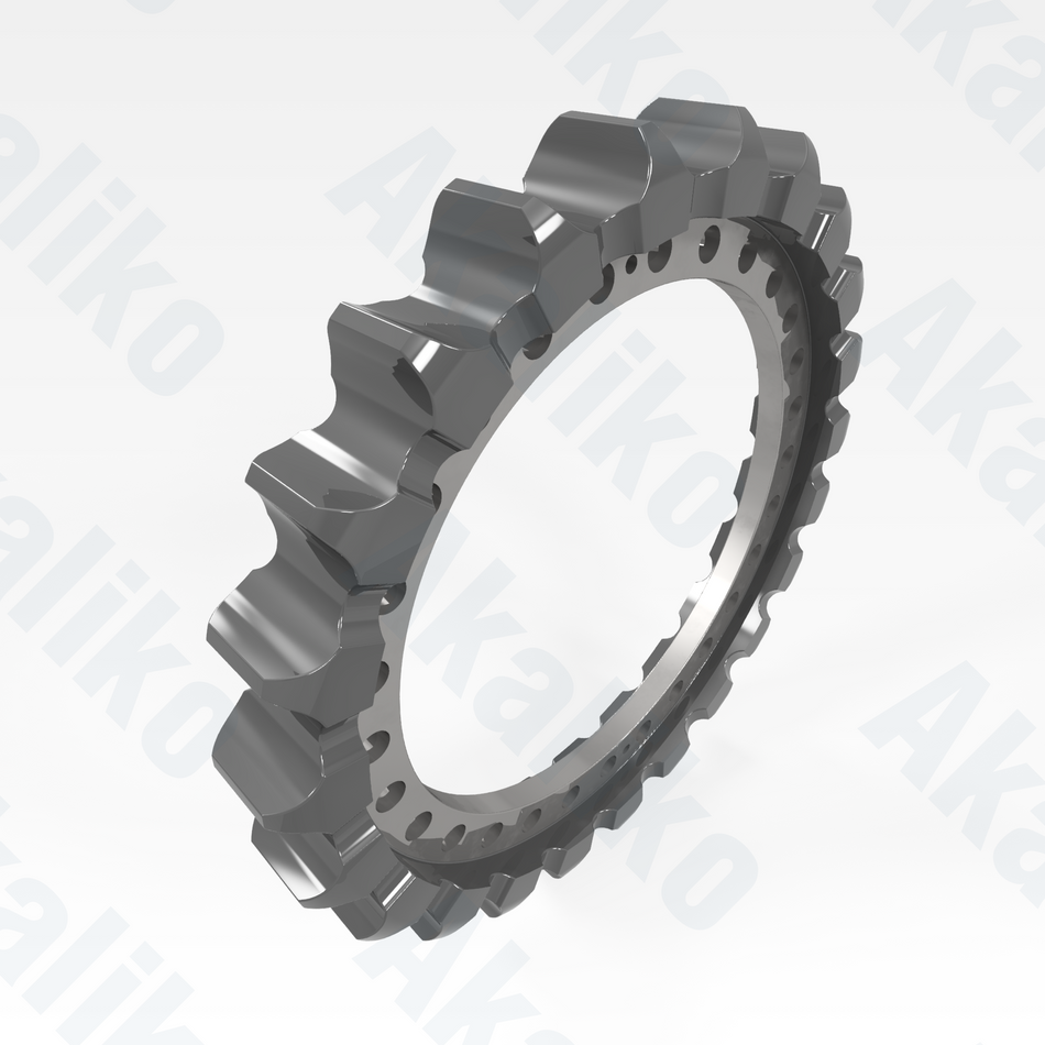 Replacement/aftermarket brand new sprocket for Caterpillar 390D excavator.