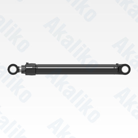 Side view of replacement boom hydraulic cylinder for Caterpillar 390F excavator, OEM part number 470-7141