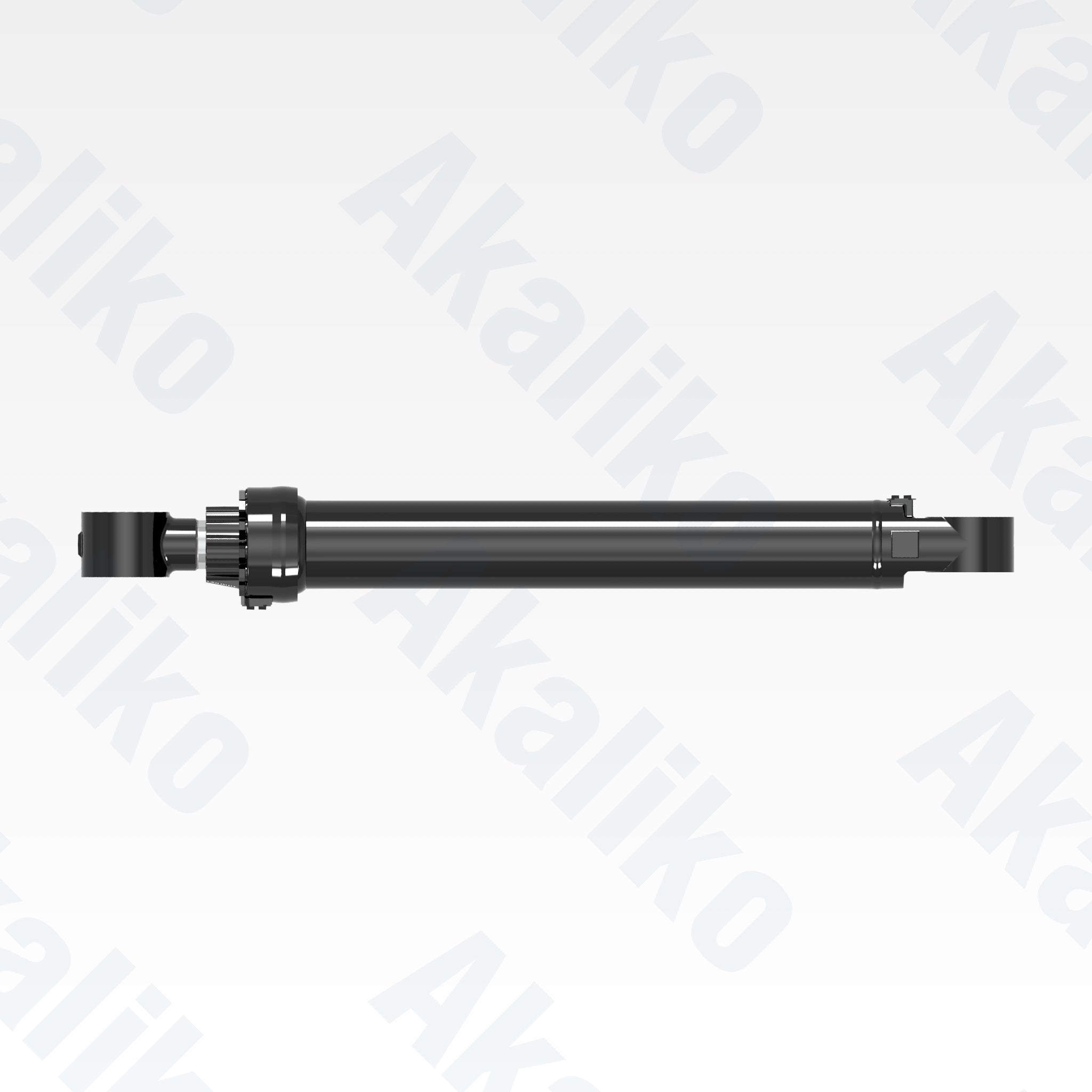 Top view of replacement bucket hydraulic cylinder for Caterpillar 390F excavator, OEM part number 362-4589