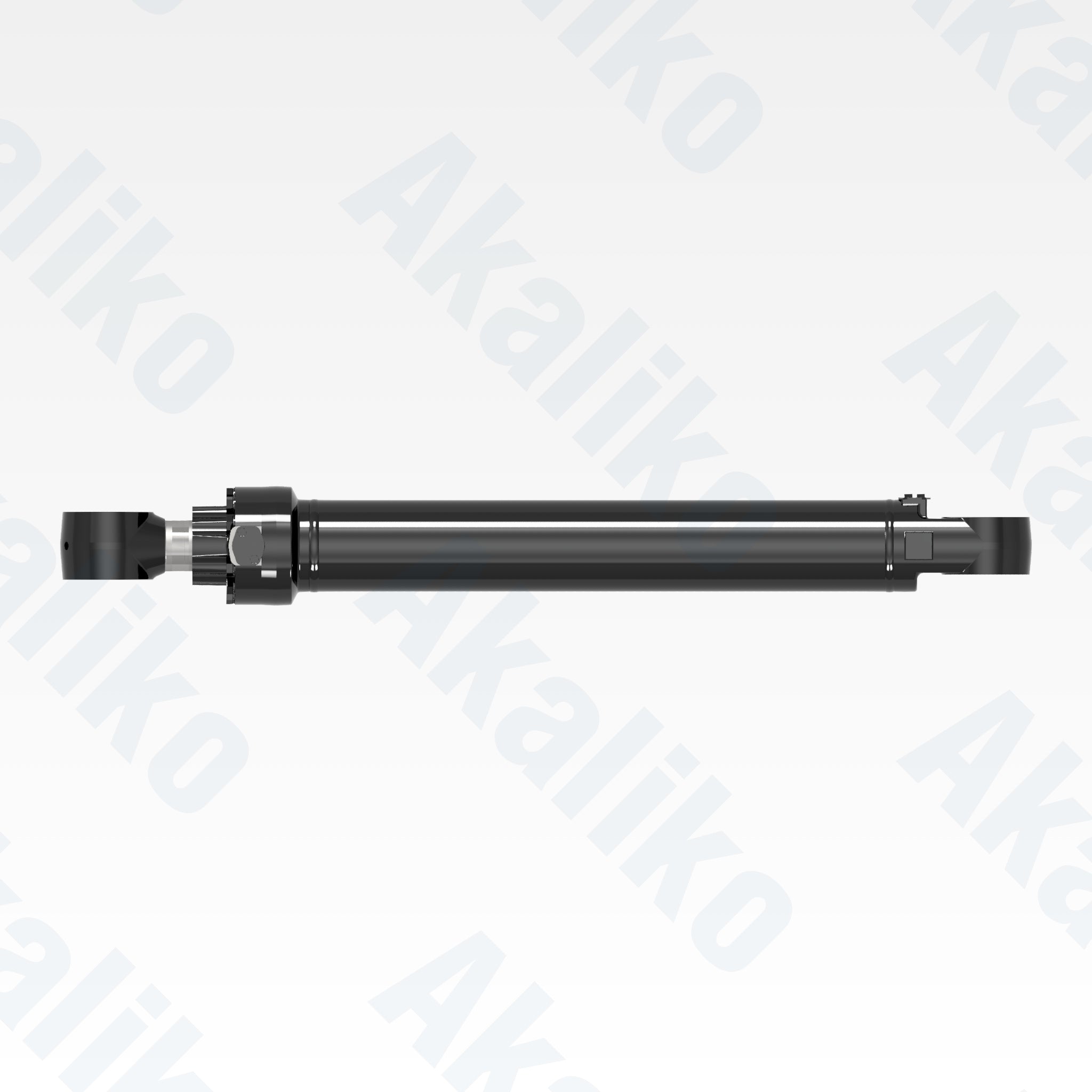 Top view of replacement bucket hydraulic cylinder for Caterpillar 395 excavator, OEM part number 564-4946