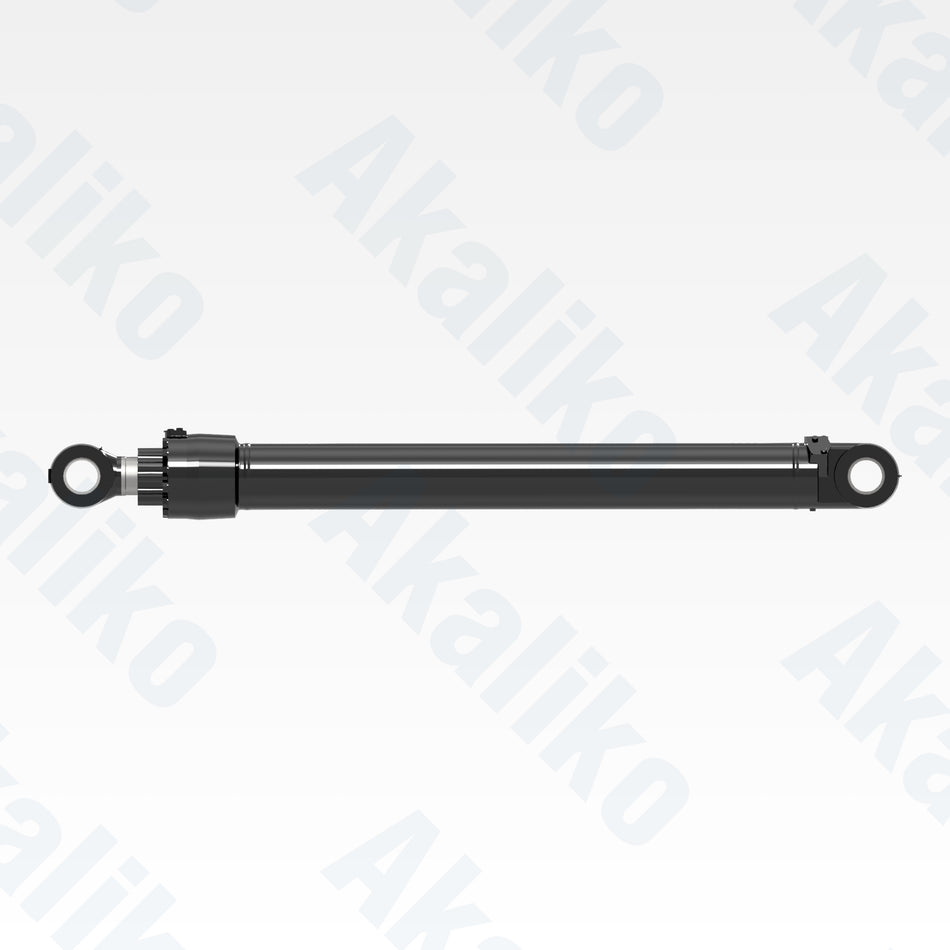 Side view of replacement stick hydraulic cylinder for Caterpillar 395 excavator, OEM part number 564-4932