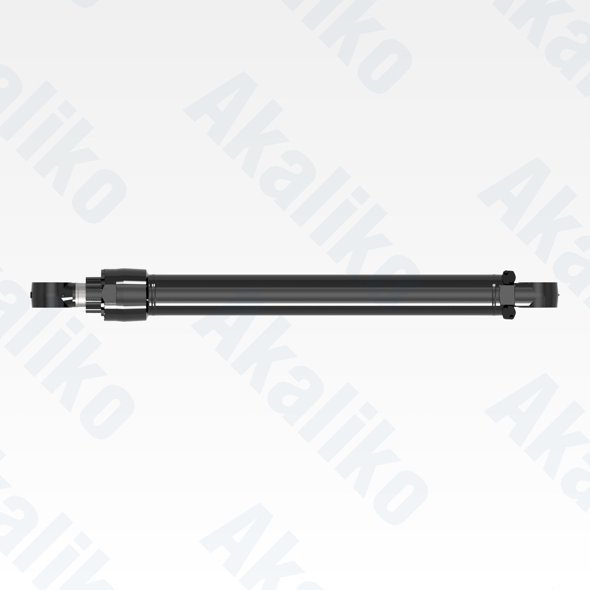 Top view of replacement stick hydraulic cylinder for Caterpillar 395 excavator, OEM part number 564-4932