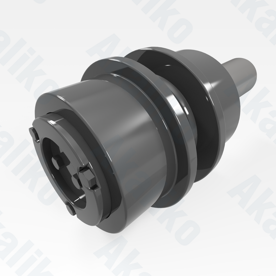 Replacement/aftermarket brand new carrier roller for Caterpillar 6015/6015B excavator.