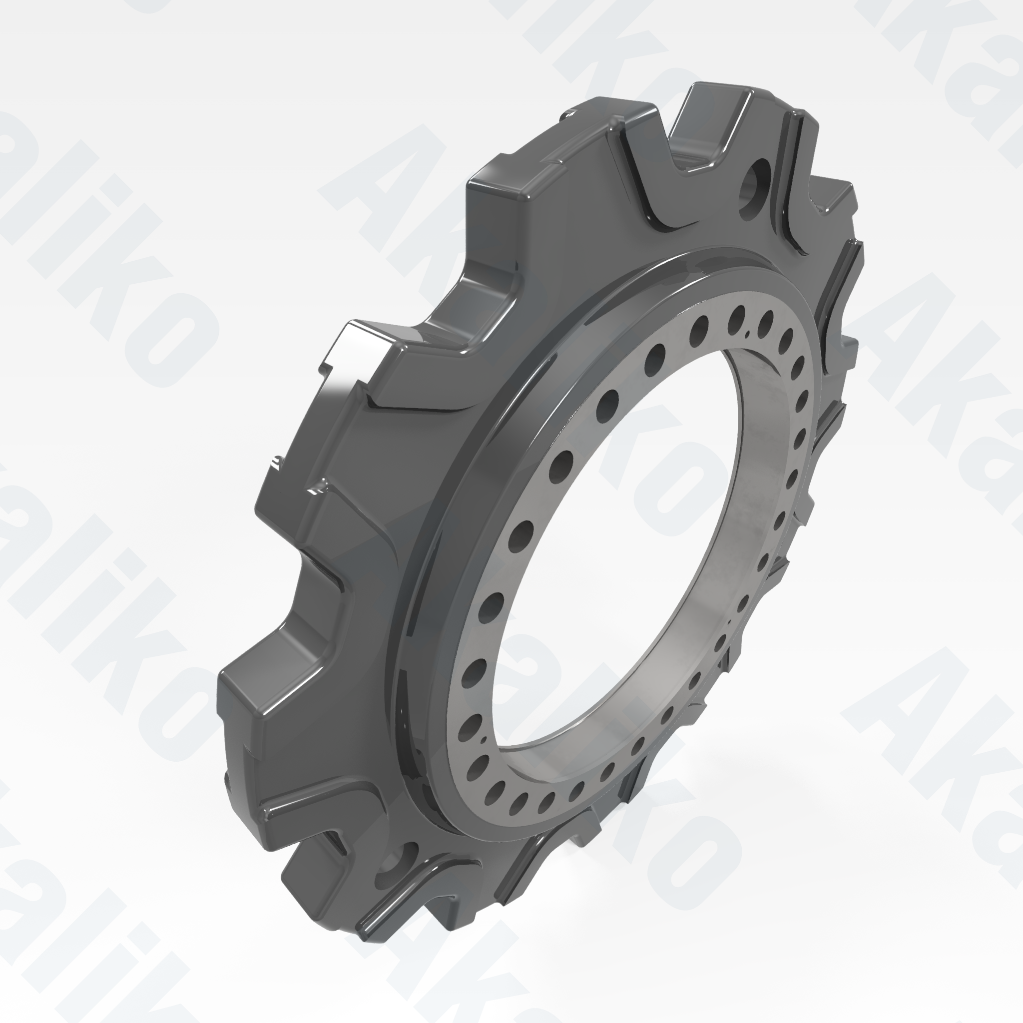 Replacement/aftermarket brand new sprocket for Caterpillar 6015/6015B excavator.