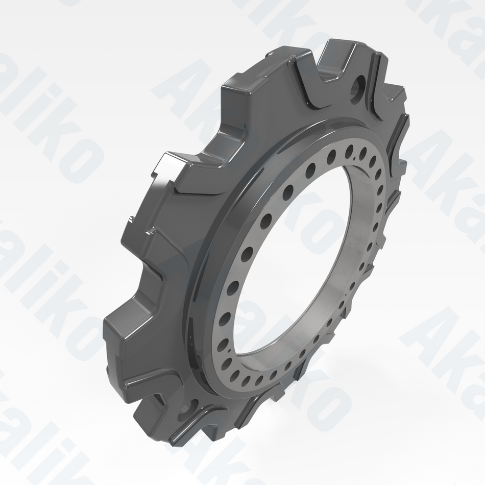 Replacement/aftermarket brand new sprocket for Caterpillar 6015/6015B excavator.