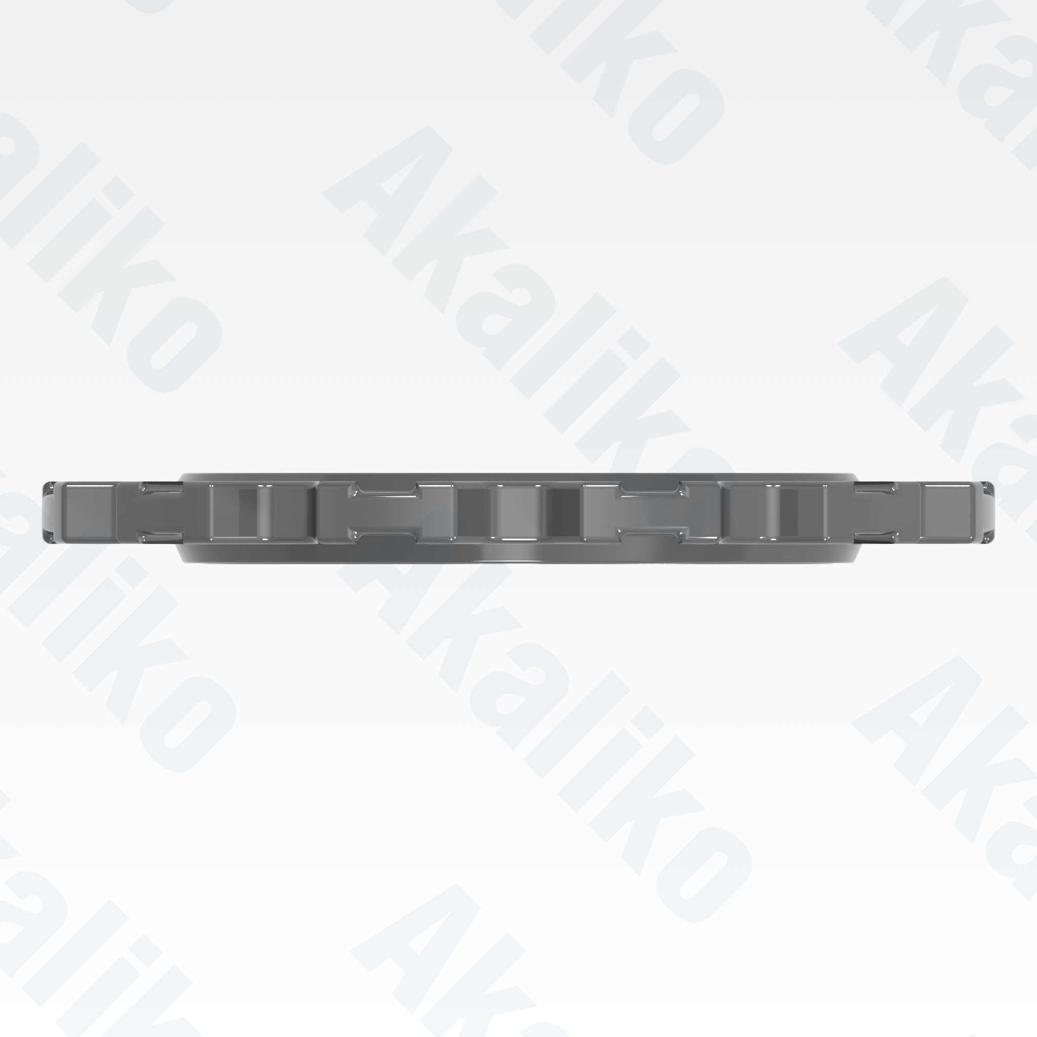 Top view of replacement/aftermarket brand new sprocket for Caterpillar 6015/6015B excavator.