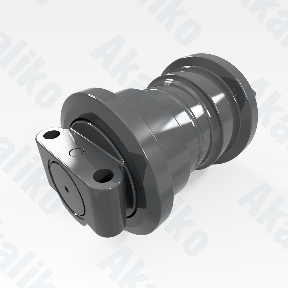 Replacement/aftermarket brand new track roller for Caterpillar 6015/6015B excavator.