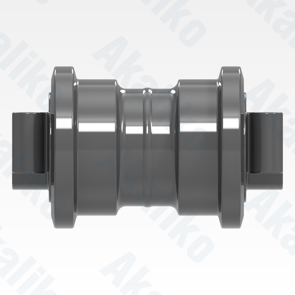 Side view of replacement/aftermarket brand new track roller for Caterpillar 6015/6015B excavator.