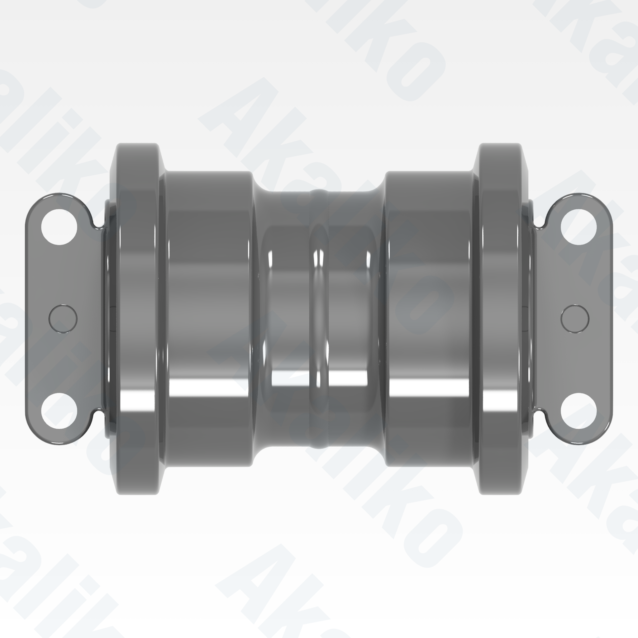 Top view of replacement/aftermarket brand new track roller for Caterpillar 6015/6015B excavator.