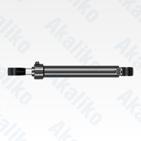 Top view of replacement bucket hydraulic cylinder for Caterpillar 6015B excavator, OEM part number 595-0417