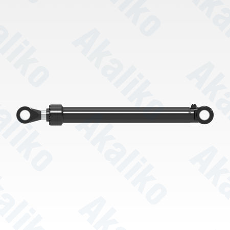 Side view of replacement stick hydraulic cylinder for Caterpillar 6015B excavator, OEM part number 589-5410